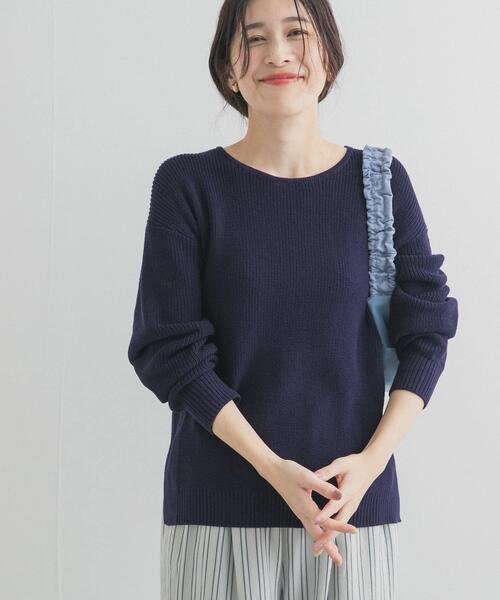 BYBORRE ニットボンディングパンツ Navy/Black (S) New Balance ニューバランス ボンディングニットパンツ(ネイビー