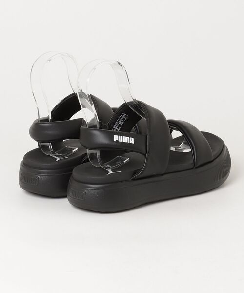 「PUMA」 フラットサンダル 25cm ブラック レディース_画像2