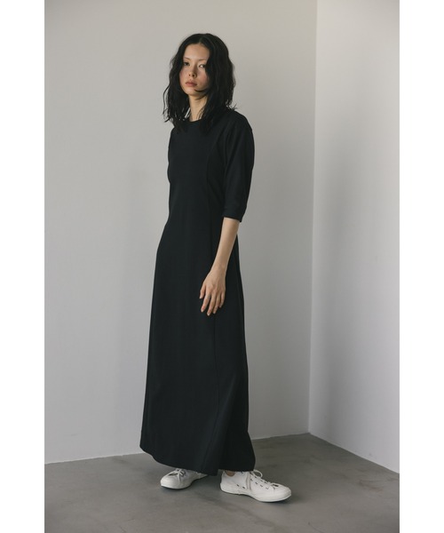 「STYLEMIXER」 7分袖ワンピース MEDIUM ブルー レディース_画像3