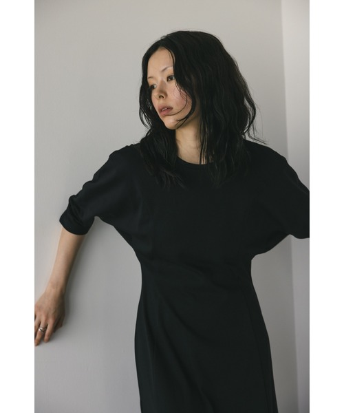 「STYLEMIXER」 7分袖ワンピース MEDIUM ブルー レディース_画像4