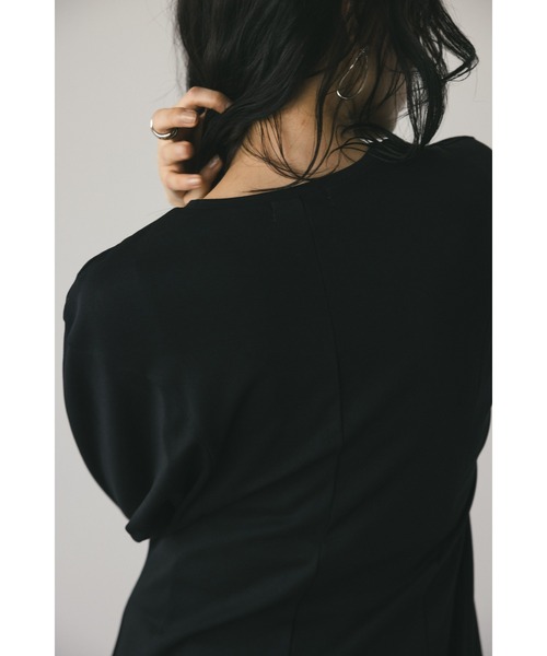 「STYLEMIXER」 7分袖ワンピース MEDIUM ブルー レディース_画像7