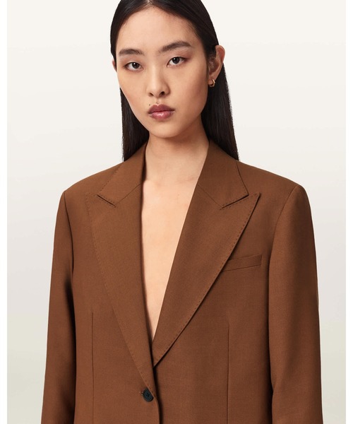 ジャケット テーラードジャケット BECK RELAXED FIT BLAZER | BECK リラックス フィット ブレザー レディースの画像