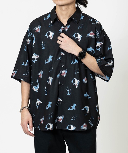 JOHN'S CLOSET（ジョンズクローゼット） シャツ 半袖 「a」シルキー