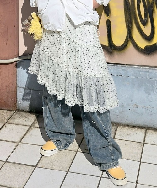 Alley Tokyo スカート ドットアシメチュールスカート : ZOZOTOWN Yahoo