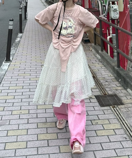 Alley Tokyo スカート ドットアシメチュールスカート : ZOZOTOWN Yahoo