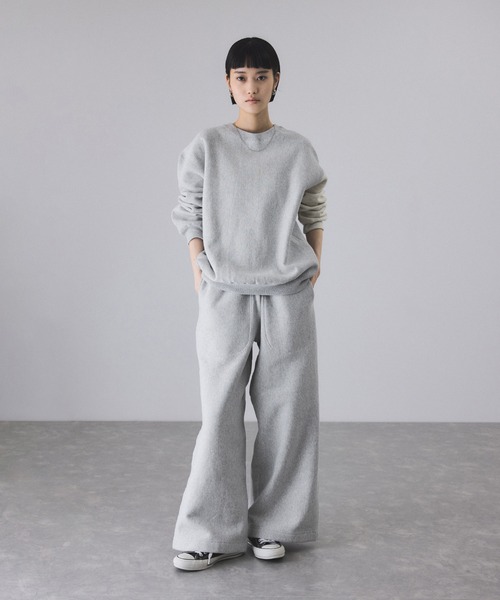 「Champion」 スウェットカットソー FREE ネイビー レディースの画像