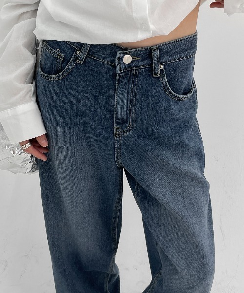「BLACKUP」 デニムパンツ SMALL ブルー レディース_画像9