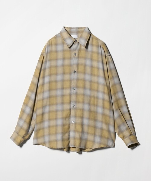 シャツ 「PARATRAIT」MOSE SKIN チェック シャツ メンズの画像