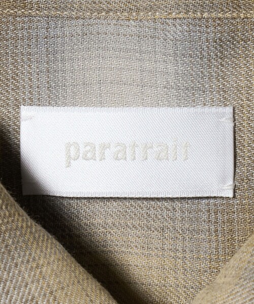 シャツ 「PARATRAIT」MOSE SKIN チェック シャツ メンズの画像