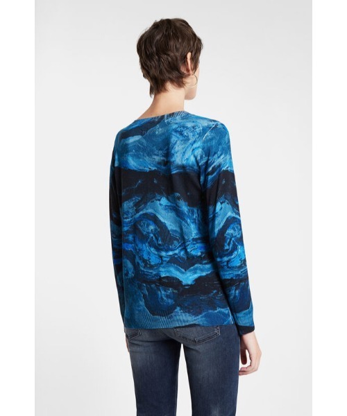 「Desigual」 長袖ニット X-LARGE ブルー レディース_画像5