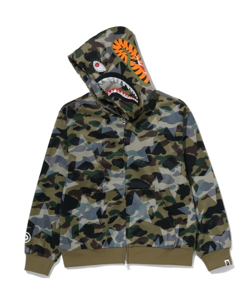 A BATHING APE（アベイシングエイプ） パーカー STA OVER PRINT 1ST