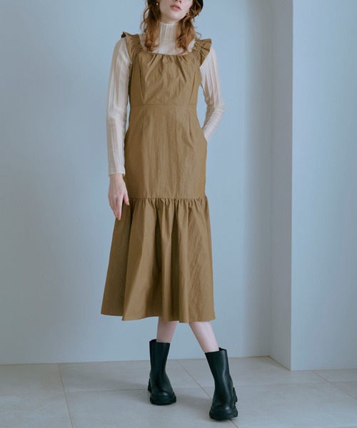 「Lil Ambition」 キャミソールワンピース M ブラック レディース_画像2