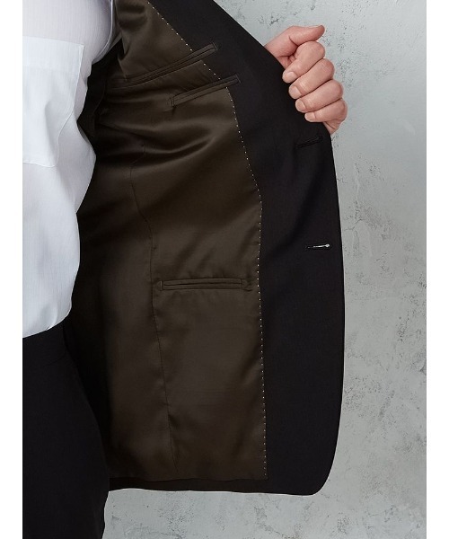 「Perfect Suit FActory」 セットアップ BB7 ブラック メンズ_画像8