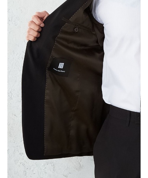 「Perfect Suit FActory」 セットアップ BB7 ブラック メンズ_画像9