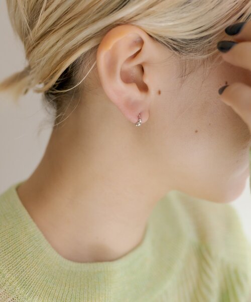ear PAPILLONNER（イア パピヨネ） フープ ピアス 「スターリング
