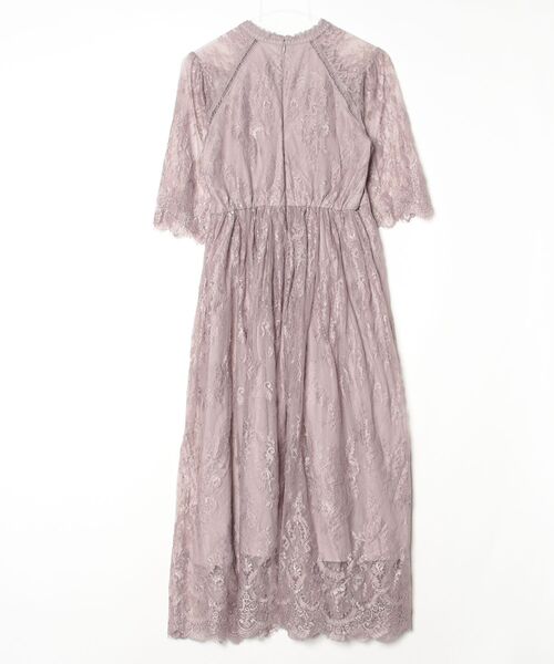 「Dorry Doll」 7分袖ワンピース L グレー系その他 レディース_画像2
