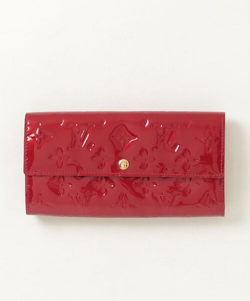 LOUIS VUITTON ルイヴィトン サラ 長財布 ヴェルニ レッド レザー LOUIS VUITTON（ルイ・ヴィトン） モノグラム ヴェルニ ポルトフォイユ