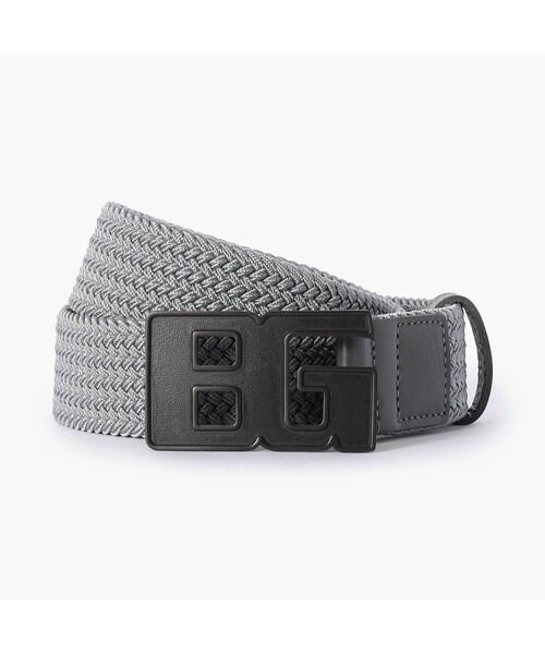 BRIEFING GOLF メッシュベルトBG BELT M ブラック&ホワイト BRIEFING（ブリーフィング） ベルト 「BRIEFING GOLF／ブリーフィング
