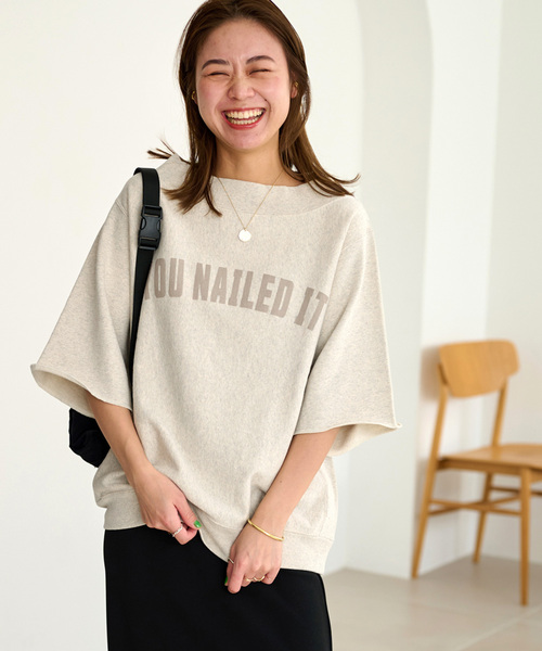 「JOURNAL STANDARD relume」 スウェットカットソー FREE グレー レディース_画像2