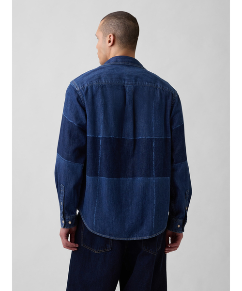 GAP（ギャップ） シャツ × Sean Wotherspoon パッチワークデニム