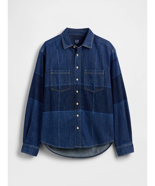 GAP（ギャップ） シャツ × Sean Wotherspoon パッチワークデニム