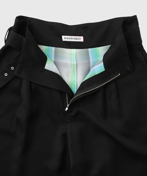 パンツ 「HOLO MARKET/ホロマーケット」FUKIDASHI Belt Shorts メンズの画像