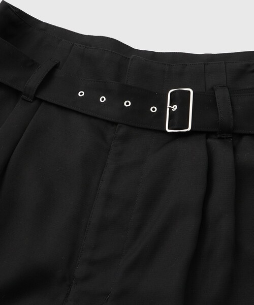 パンツ 「HOLO MARKET/ホロマーケット」FUKIDASHI Belt Shorts メンズの画像