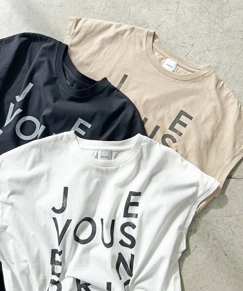 「Spick & Span」 半袖Tシャツ FREE ベージュ レディース_画像2