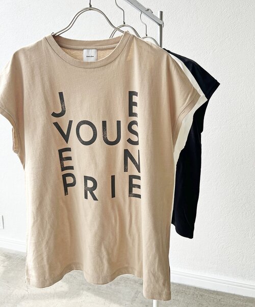 「Spick & Span」 半袖Tシャツ FREE ベージュ レディース_画像3