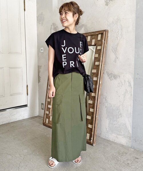 「Spick & Span」 半袖Tシャツ FREE ベージュ レディース_画像6