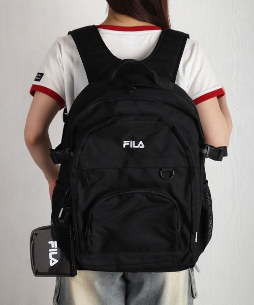 FILA（フィラ） デイバック リュック クリアポーチ付き スクール 