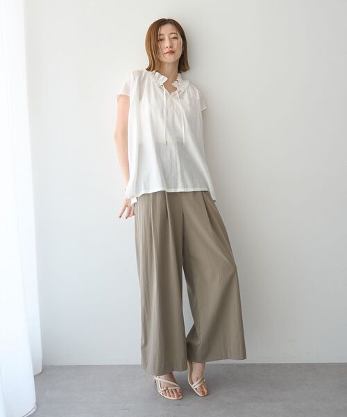 YECCA VECCA（イェッカヴェッカ） ブラウス シャツ 夏 「尾崎紗代子