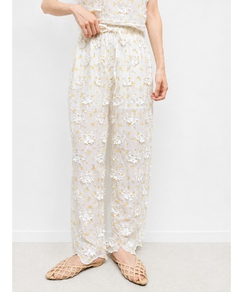 新品未使用⭐️Crinkle crinkle crinkle シアーフラワーパンツ crinkle crinkle crinkle（クリンクル クリンクル クリンクル） パンツ