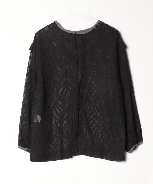 「Bab」 長袖ブラウス M ブラック レディース_画像2