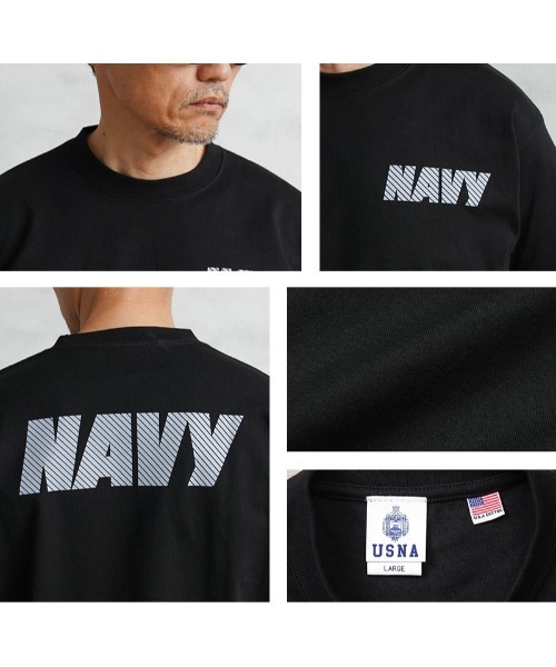 WAIPER.inc tシャツ USNA オフィシャルライセンス HEAVYWEIGHT S/S 