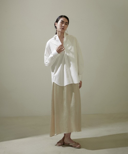 「SALON adam et rope'」 長袖シャツ FREE ホワイト レディース_画像2
