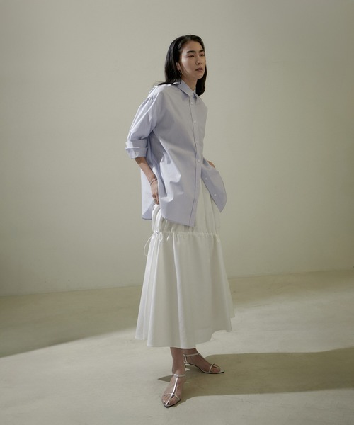 「SALON adam et rope'」 長袖シャツ FREE ホワイト レディース_画像6
