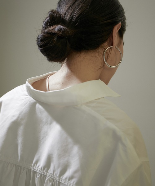 「SALON adam et rope'」 長袖シャツ FREE ホワイト レディース_画像8