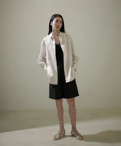 「SALON adam et rope'」 長袖シャツ FREE ホワイト レディース_画像9