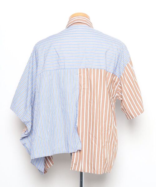 「JIEDA」 7分袖シャツ 2 ブルー メンズ_画像2