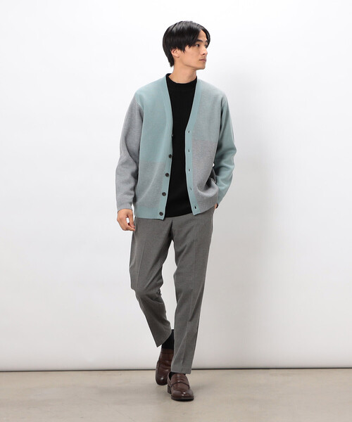 「COMME CA ISM」 スラックス LARGE ネイビー メンズ_画像2