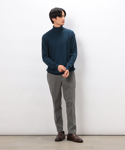 「COMME CA ISM」 スラックス LARGE ネイビー メンズ_画像4