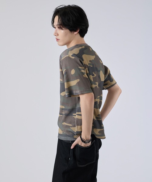 ヘンリーネック tシャツ アソートヘンリーサーマルTEE メンズ