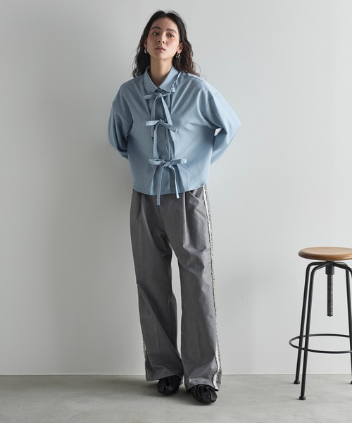 「THE YOn」 スラックス S タン レディース_画像4
