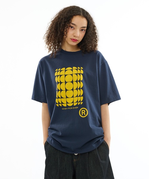 「WISH FOR EVER」 半袖Tシャツ SMALL ブラウン メンズ_画像5