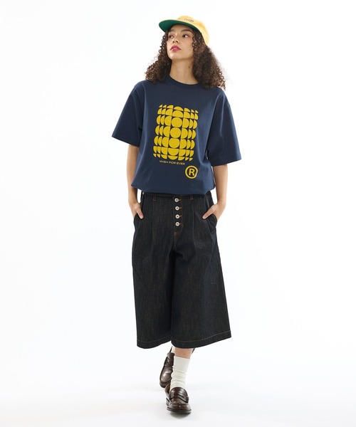 「WISH FOR EVER」 半袖Tシャツ SMALL ブラウン メンズ_画像7
