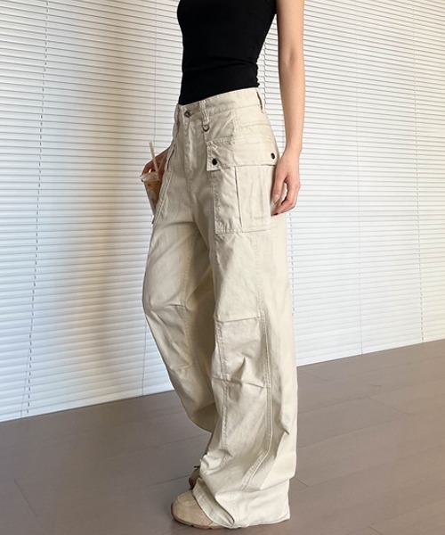 「Ressaca」 カーゴパンツ S チャコール レディース_画像7