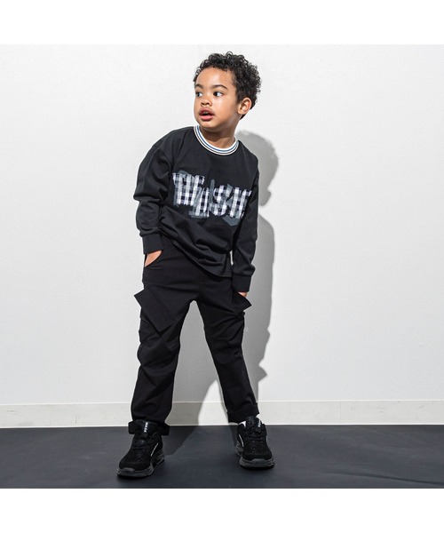 「WASK」 「KIDS」長袖カットソー 160cm ブルー キッズ_画像4