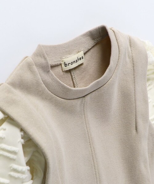 「branshes」 「KIDS」長袖ワンピース 130 ベージュ キッズ_画像4