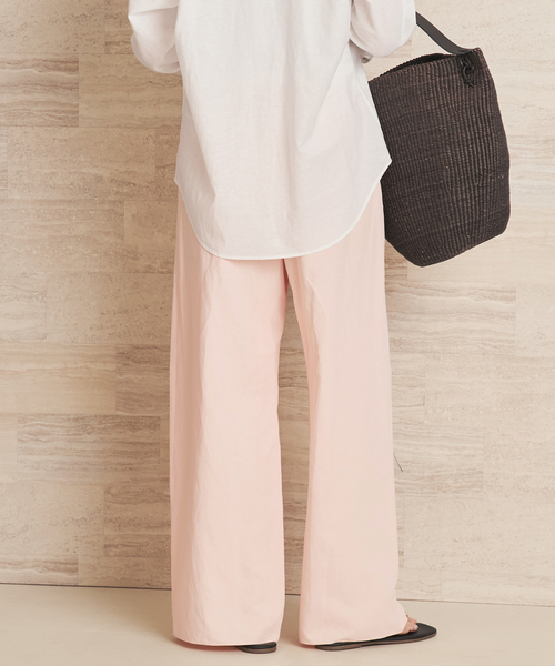 plage（プラージュ） ワイドパンツ パンツ Linen mix easy パンツ